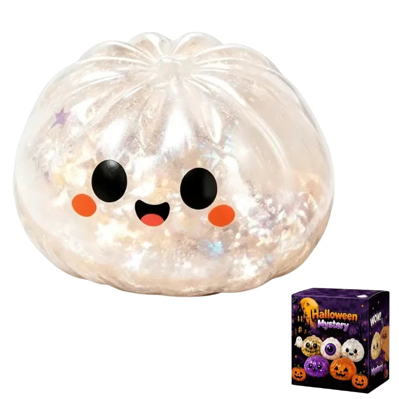 Ghost Bun Squishy Toy