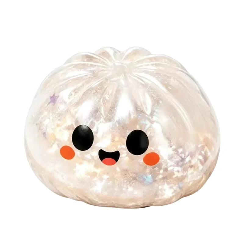 Ghost Bun Squishy Toy