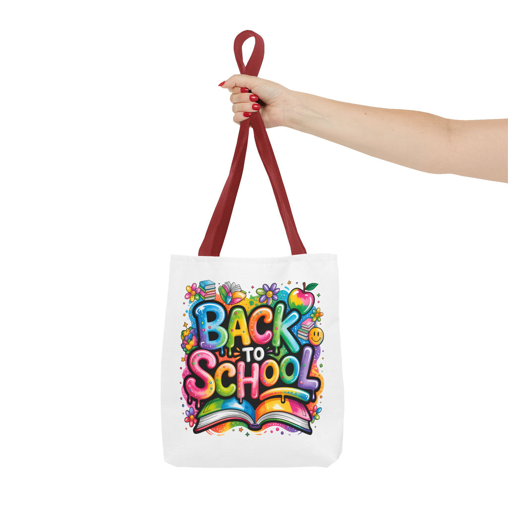 Back to School Colorful Graphic Tote Bag