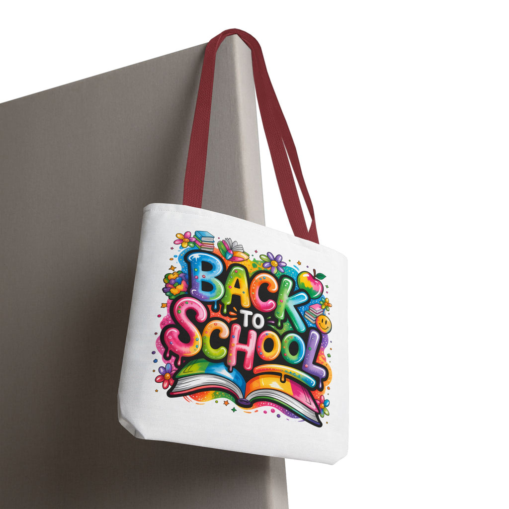 Back to School Colorful Graphic Tote Bag