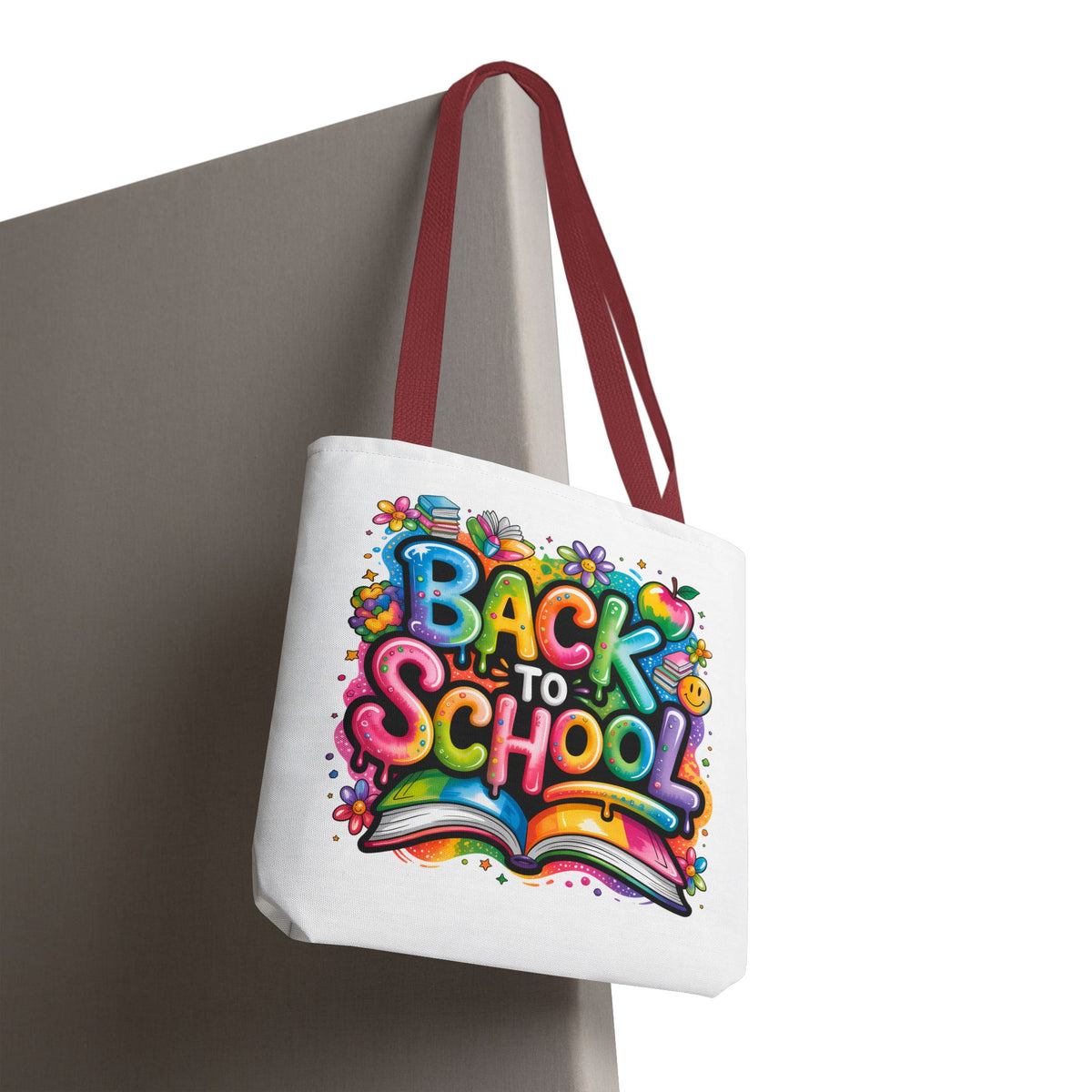 Back to School Colorful Graphic Tote Bag